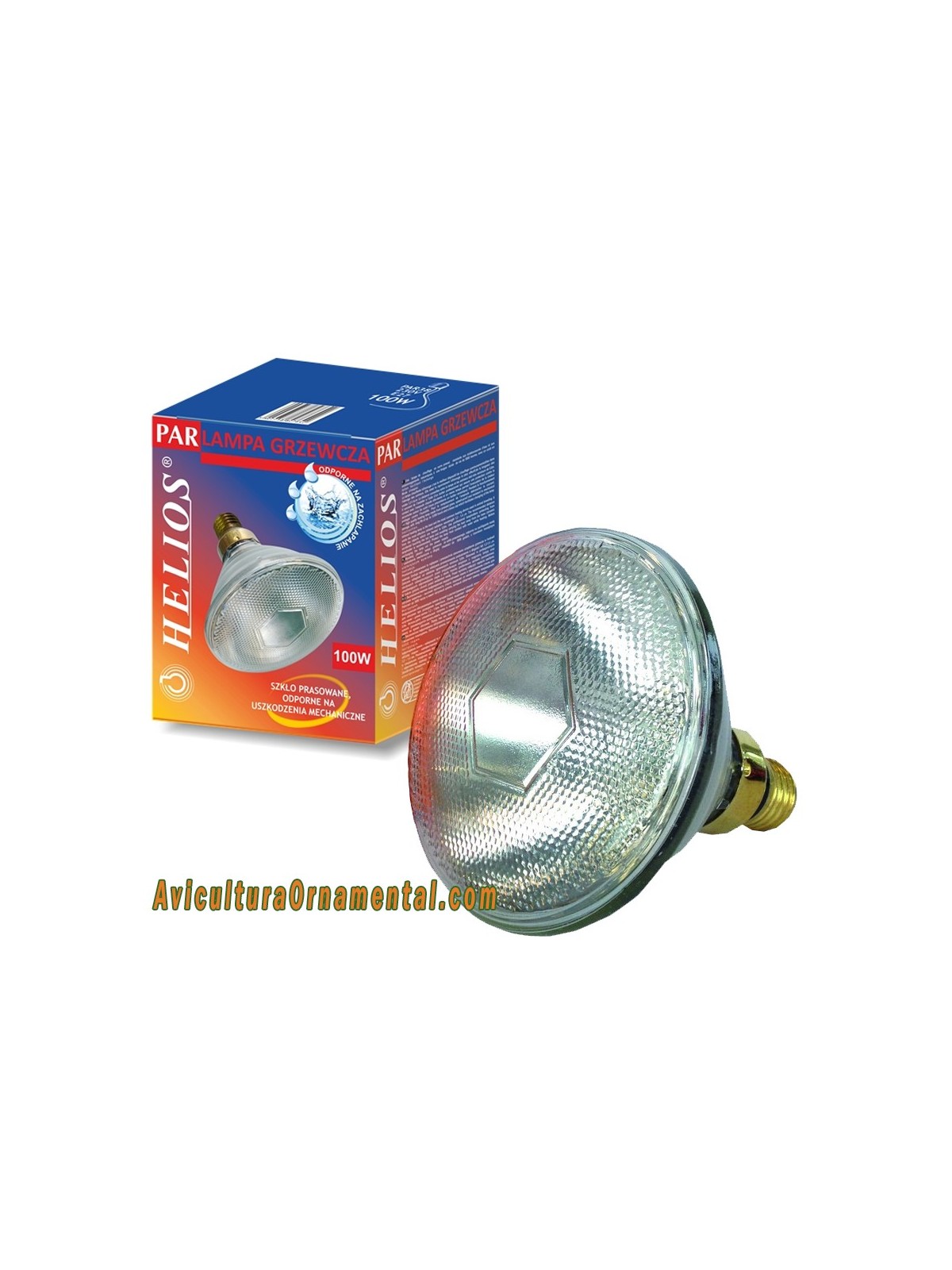 Bombilla de calor por infrarrojos PAR. 100W