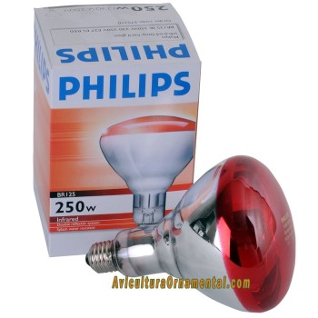 Lámpara infrarrojas de luz roja