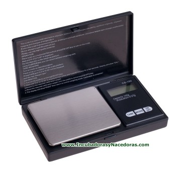 Balanza digital compacta para peso de huevos y medicamentos