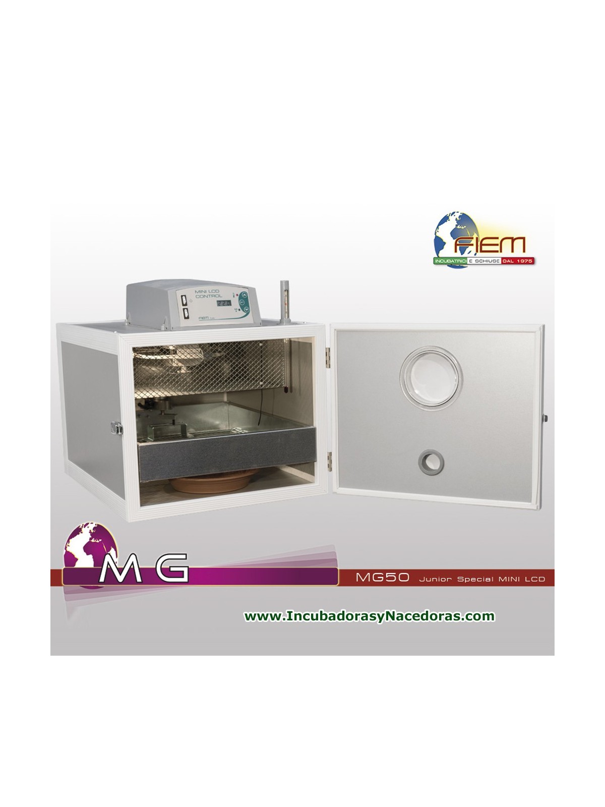 Incubadora Fiem MG50 Junior Special MINI LCD