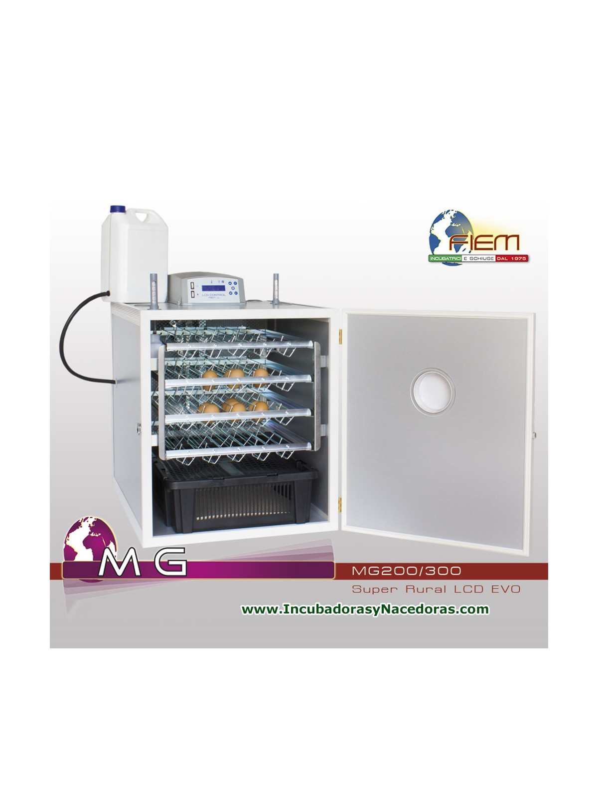 Incubadora Fiem MG200/300 Super Rural