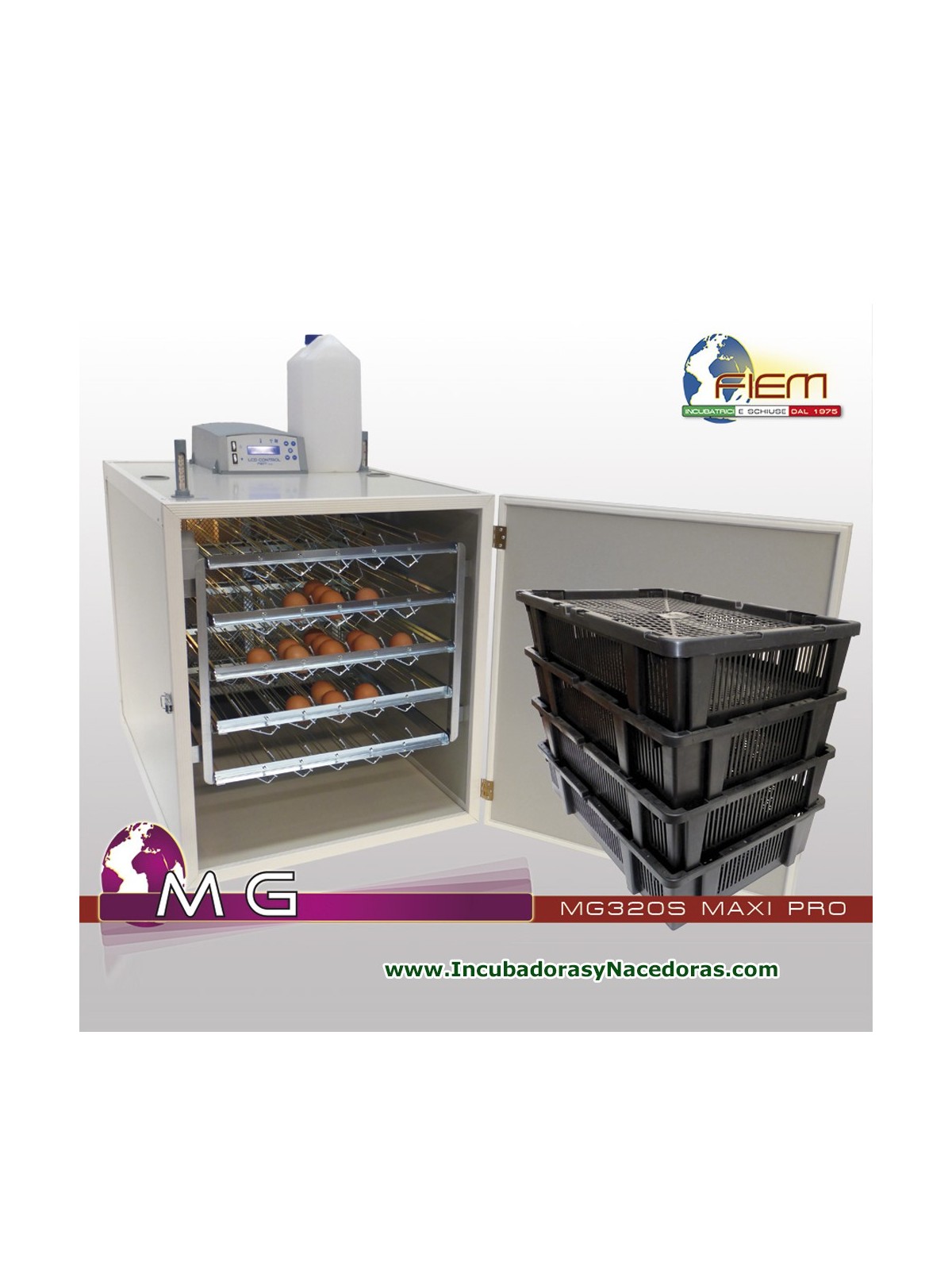 Incubadora Fiem MG320S MAXI PRO