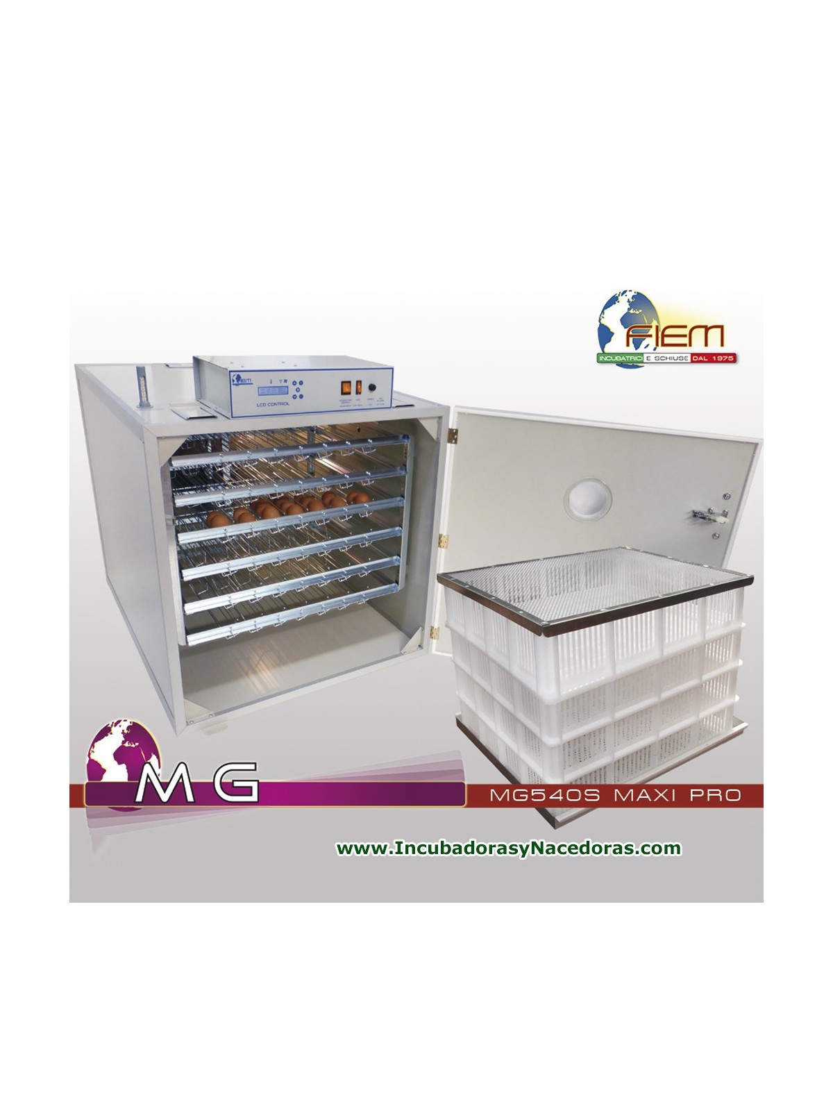 Incubadora Fiem MG540S MAXI PRO