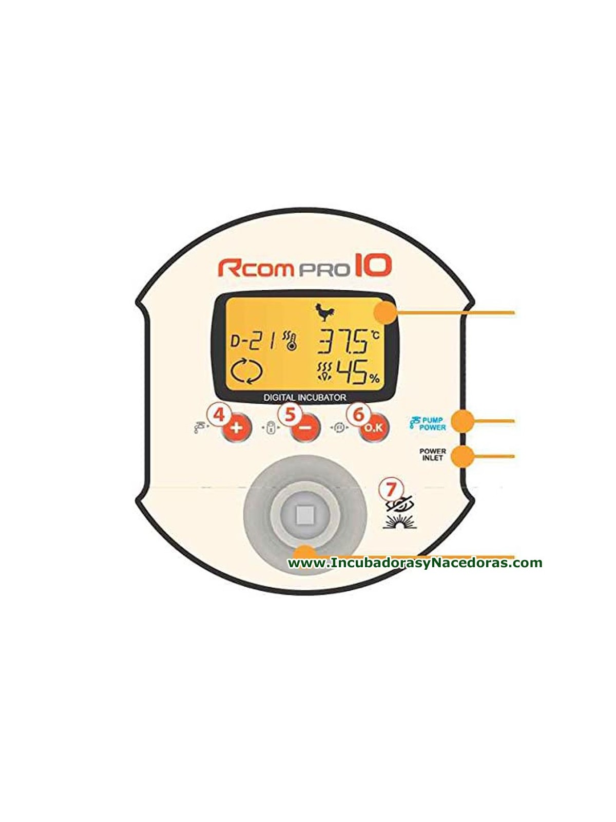 Rcom 10 PRO pantalla 