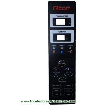 Interruptor de membrana Criadora Rcom Bird Brooder y Pavilion