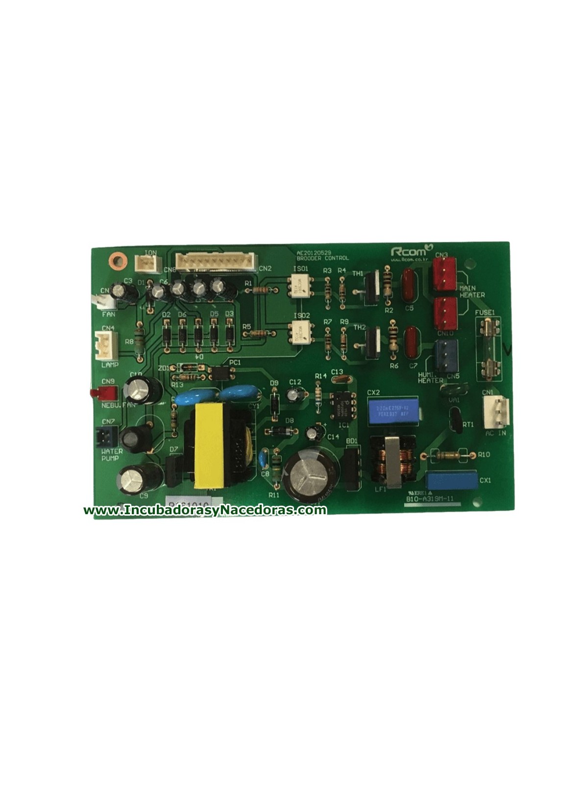 Placa de control de incubadora Rcom Pet/Bird Brooder y Pavilion