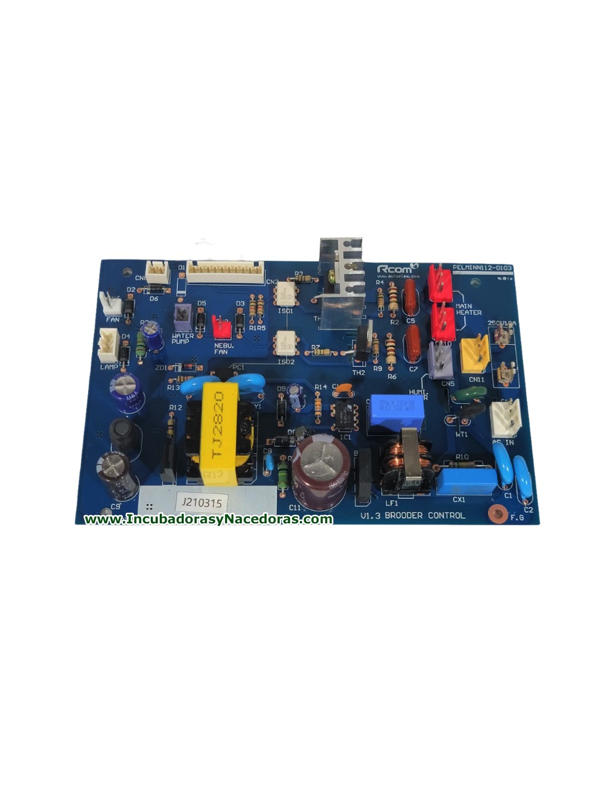 Placa de control de incubadora Rcom Pet/Bird Brooder y Pavilion
