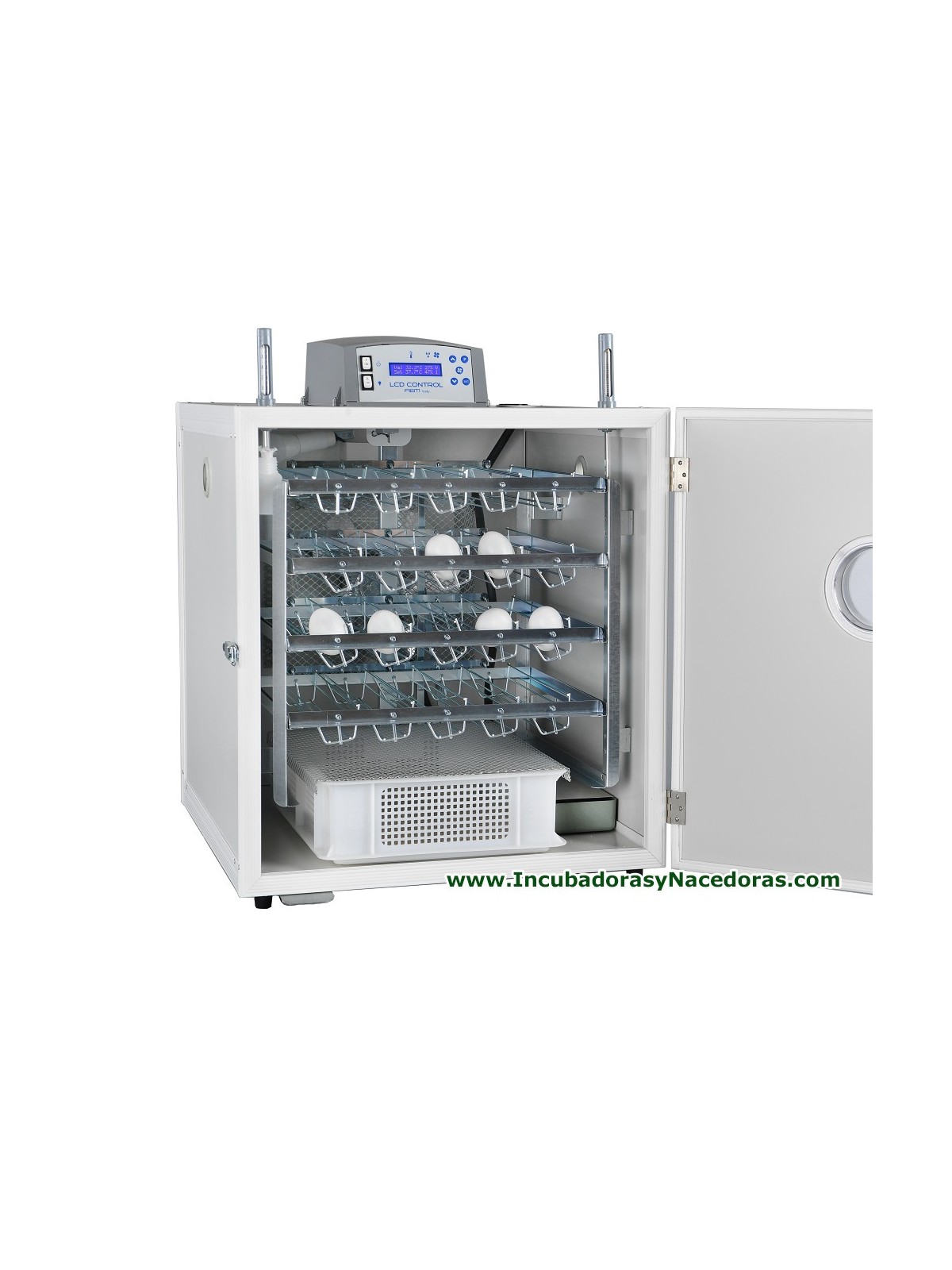 Incubadora Fiem MG140/200 Rurale bandejas gallinas