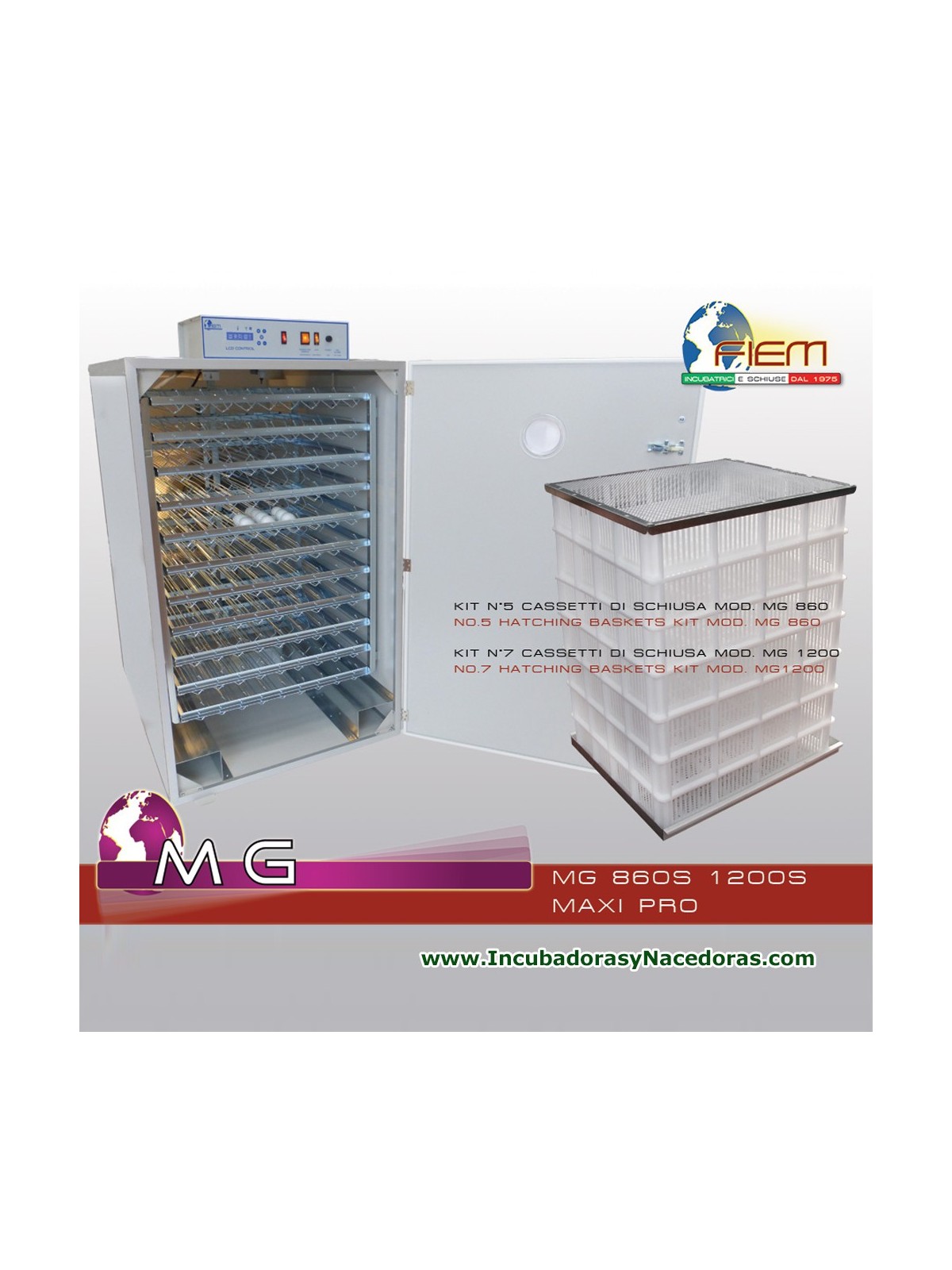 Incubadora Fiem MG860S MAXI PRO