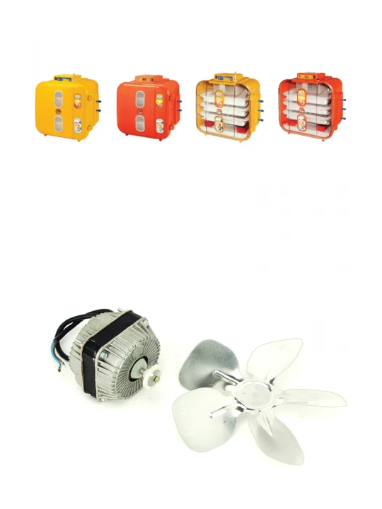 Motor más ventilador para incubadoras COVATUTTO 120 108 162