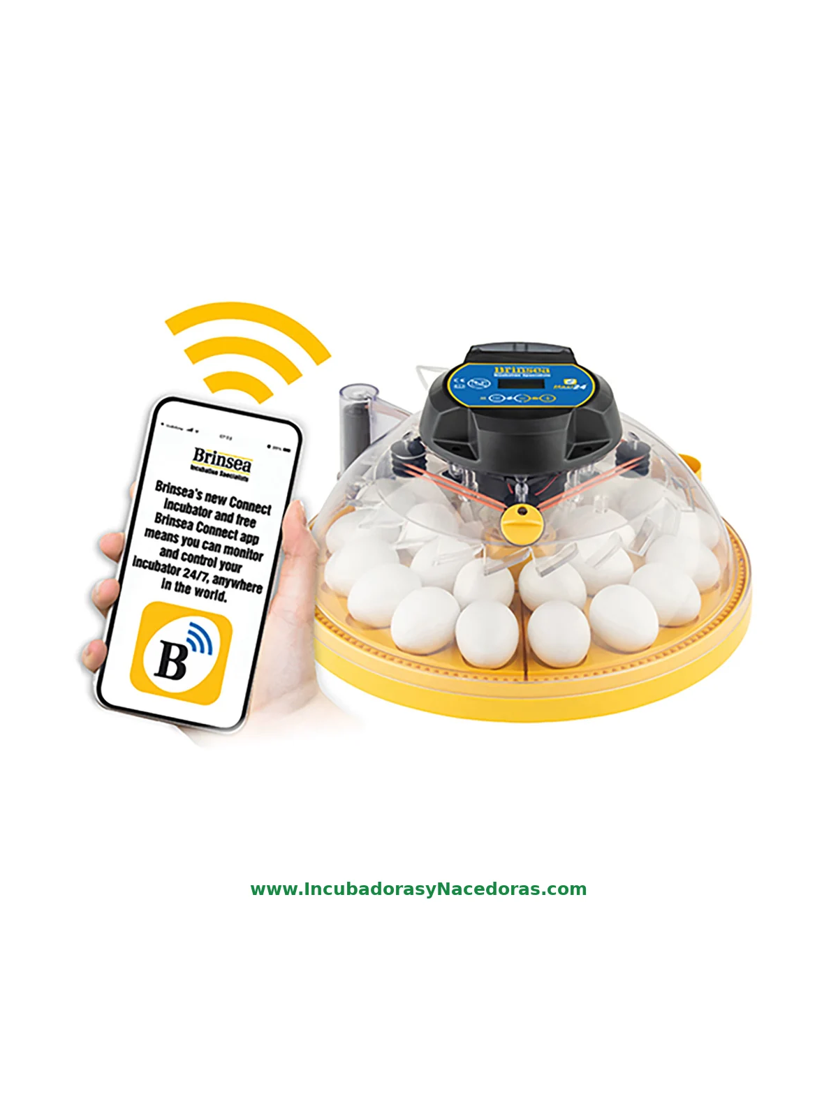 Incubadora Brinsea Maxi 24 Connect | Control móvil