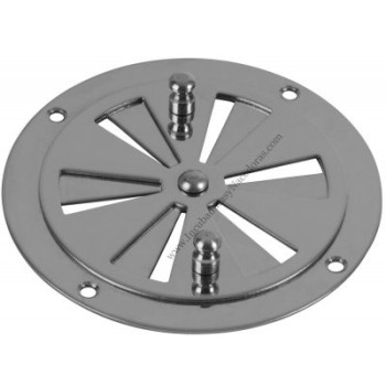 Roseta de ventilación inox para incubadoras 85 mm